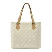 Louis Vuitton Vintage Pre-owned Laeder totevskor White, Dam