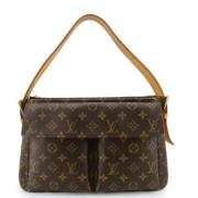 Louis Vuitton Vintage Pre-owned Canvas handvskor Brown, Dam