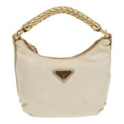 Prada Vintage Pre-owned Tyg prada-vskor Beige, Dam