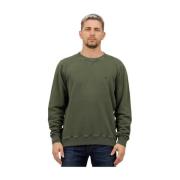 Dondup Logo Crewneck Sweatshirt Green, Herr