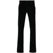 Jacob Cohën Svarta Corduroy Slim Fit Jeans Black, Herr