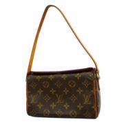 Louis Vuitton Vintage Pre-owned Tyg handvskor Brown, Dam