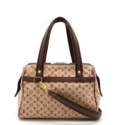 Louis Vuitton Vintage Pre-owned Canvas handvskor Beige, Dam