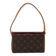 Louis Vuitton Vintage Pre-owned Tyg handvskor Brown, Dam