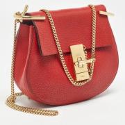 Chloé Pre-owned Pre-owned Laeder axelremsvskor Red, Dam