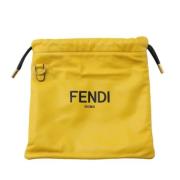 Fendi Vintage Pre-owned Laeder fendi-vskor Yellow, Dam