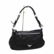 Prada Vintage Pre-owned Tyg prada-vskor Black, Dam