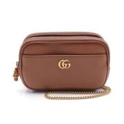 Gucci Vintage Pre-owned Laeder handvskor Brown, Dam