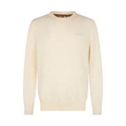 MC2 Saint Barth Cashmere Crewneck Sweater Regent Vit White, Herr