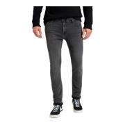 Lee Smal passform Mörk Tvätt Jeans Black, Herr