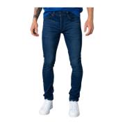 Only & Sons Klassiska Slim Fit Blå Jeans för Män Blue, Herr