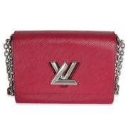 Louis Vuitton Vintage Pre-owned Laeder crossbodyvskor Red, Dam