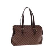 Louis Vuitton Vintage Pre-owned Canvas handvskor Brown, Dam