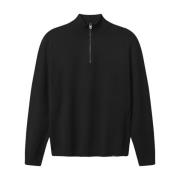 Gabba Svart Roll Neck Stickad Tröja Black, Herr