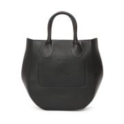 JW Anderson Liten Punch Toteväska Black, Dam