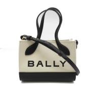 Bally Pre-owned Pre-owned Canvas handvskor Beige, Dam