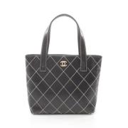 Chanel Vintage Pre-owned Laeder chanel-vskor Black, Dam