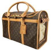 Louis Vuitton Vintage Pre-owned Laeder handvskor Brown, Dam