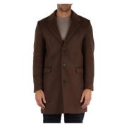 Antony Morato Slim Fit Viskosrock Reverskrage Brown, Herr