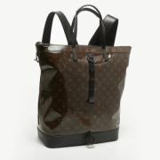 Louis Vuitton Vintage Pre-owned Laeder totevskor Brown, Dam