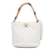 Chanel Vintage Pre-owned Laeder chanel-vskor White, Dam