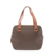 Celine Vintage Pre-owned Belagd canvas celine-vskor Brown, Dam