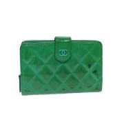 Chanel Vintage Pre-owned Plast plnbcker Green, Dam