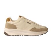 Ecoalf Vita/Beige Veganska Sneakers Suace Modell Beige, Dam