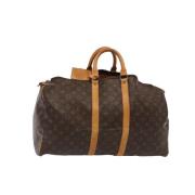 Louis Vuitton Vintage Pre-owned Canvas handvskor Brown, Dam