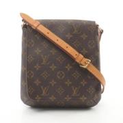 Louis Vuitton Vintage Pre-owned Laeder axelremsvskor Brown, Dam