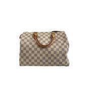 Louis Vuitton Vintage Pre-owned Laeder louis-vuitton-vskor White, Dam