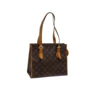 Louis Vuitton Vintage Pre-owned Canvas handvskor Brown, Dam