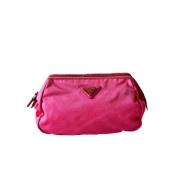 Prada Vintage Pre-owned Nylon prada-vskor Pink, Dam