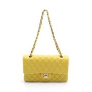 Chanel Vintage Pre-owned Tyg chanel-vskor Yellow, Dam