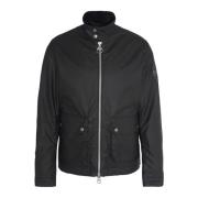 Barbour Harrington Lutlaw Vaxad Jacka Black, Herr