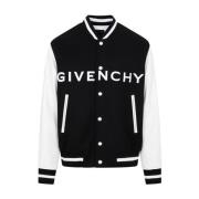 Givenchy Svart Varsity Jacka Aw24 Black, Herr