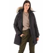 Canada Goose Navy Lorette Parka Black, Dam