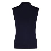 Sportmax Sleeveless Tops Blue, Dam