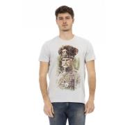 Trussardi Casual Rund Hals Kortärmad T-shirt Gray, Herr