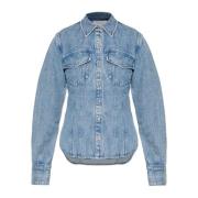 Rag & Bone Denim skjorta Annie Blue, Dam