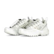 Maison Margiela Sportig Sneaker med Andningsbara Mesh-element Gray, Da...