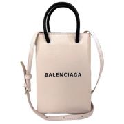 Balenciaga Vintage Pre-owned Laeder balenciaga-vskor Beige, Dam