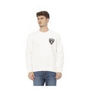 Automobili Lamborghini Trendig Crewneck Sweatshirt med Ribbade Mansche...