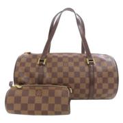 Louis Vuitton Vintage Pre-owned Canvas handvskor Brown, Dam