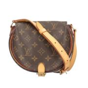 Louis Vuitton Vintage Pre-owned Canvas axelremsvskor Brown, Dam