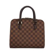 Louis Vuitton Vintage Pre-owned Canvas handvskor Brown, Dam