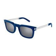 Saint Laurent Stilren Läder Axelväska Blue, Unisex