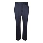 Moncler Elastisk Midja Chino Byxor Blue, Herr