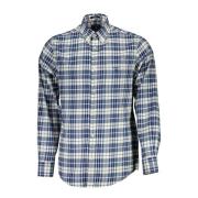 Gant Vit Skjorta Långärmad Button Down Multicolor, Herr