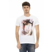 Trussardi Casual Kortärmad Rund Hals T-shirt White, Herr